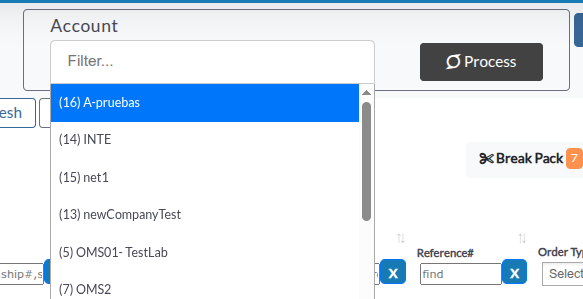 Account-Based Processing