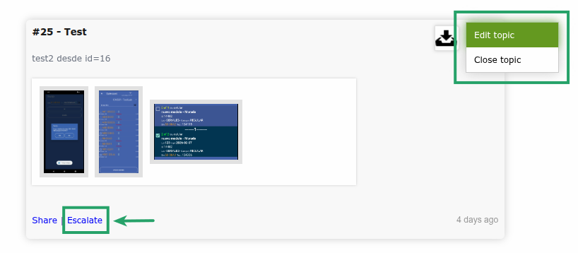 Marking Topics as Done