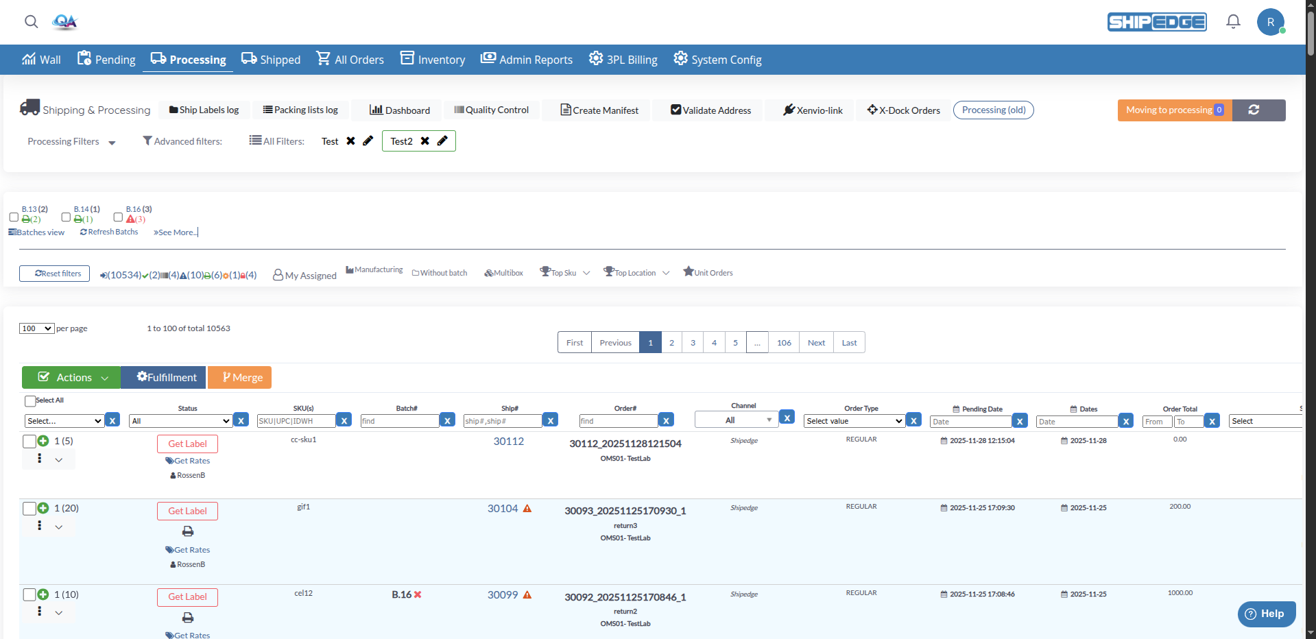 Processing Orders Overview